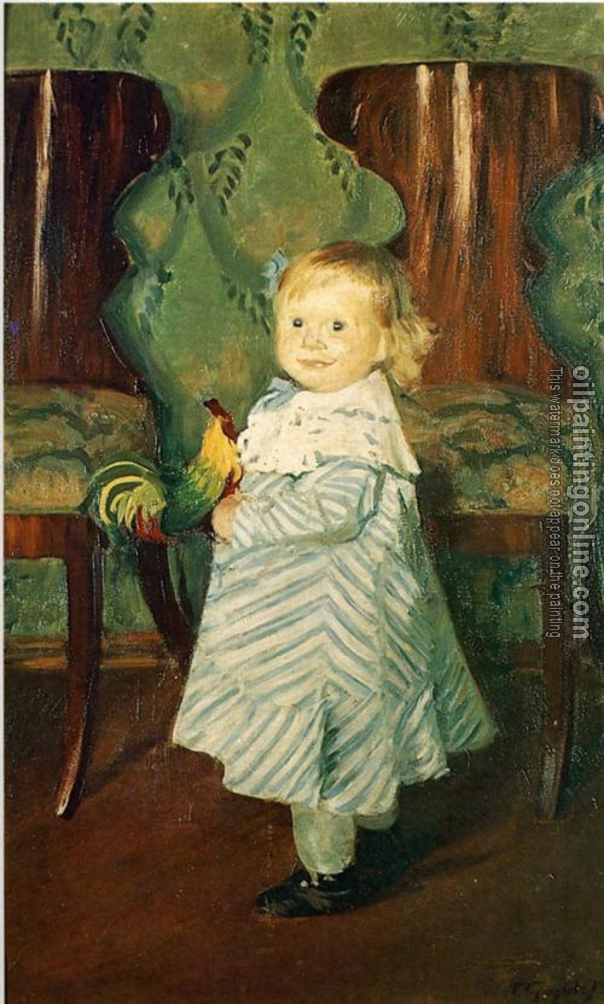 Kustodiev, Boris - Portrait of I.B. Kustodieva